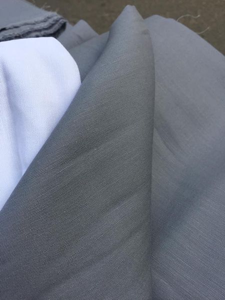 Vải linen ướt màu xám khói!