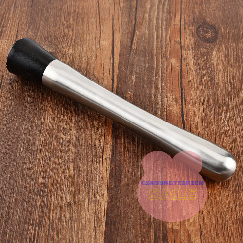 Chày Bar Dầm Pha Chế Cocktail 20,5cm (chất liệu inox 304)