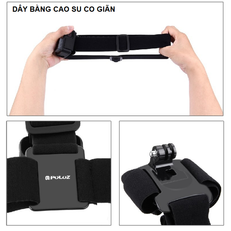 Dây đeo đầu cho GoPro 8 / 7 / 6 / 5 Osmo Action camera