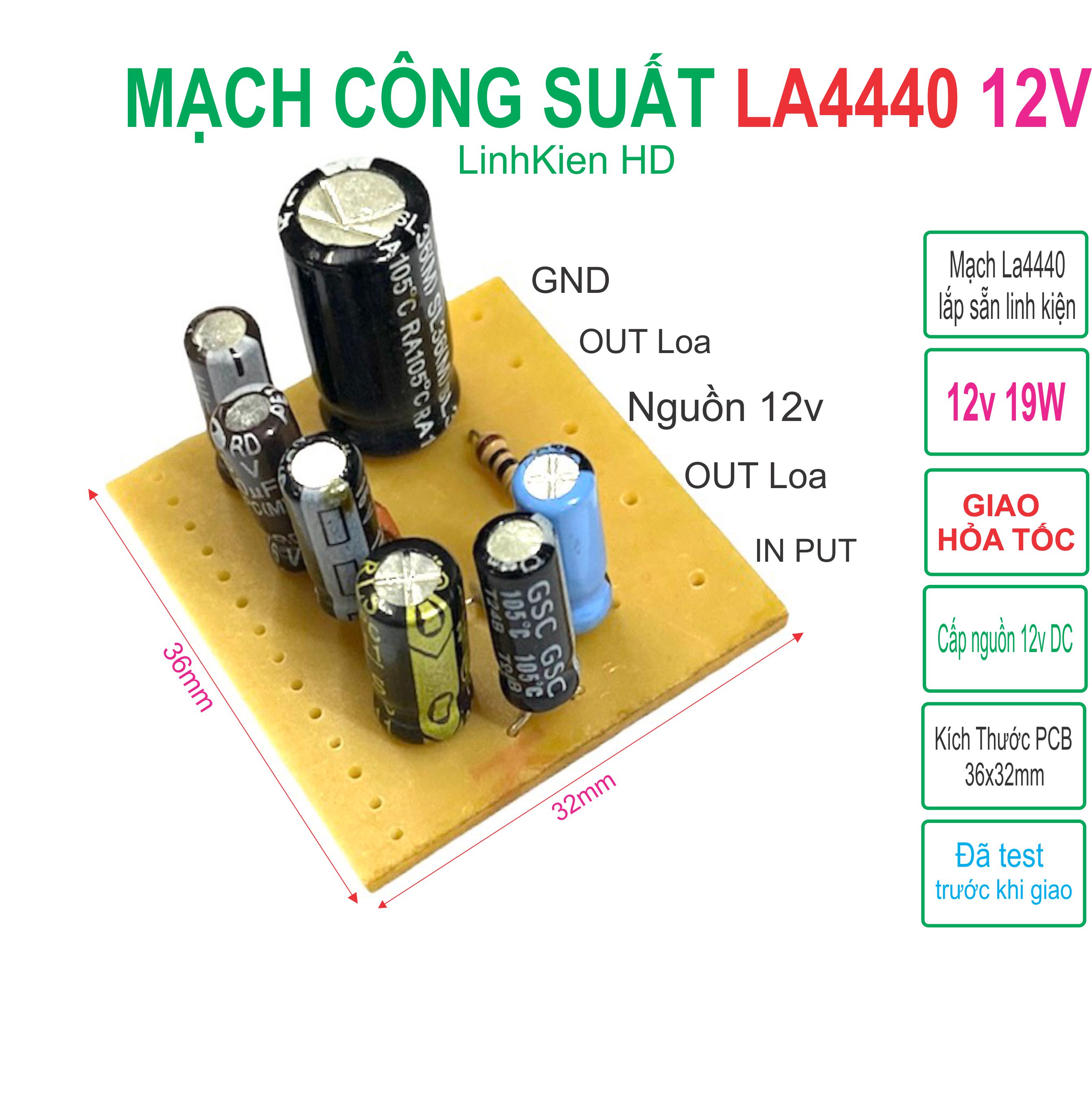 Combo 10 bo mạch công suất la4440 - linhkien hd