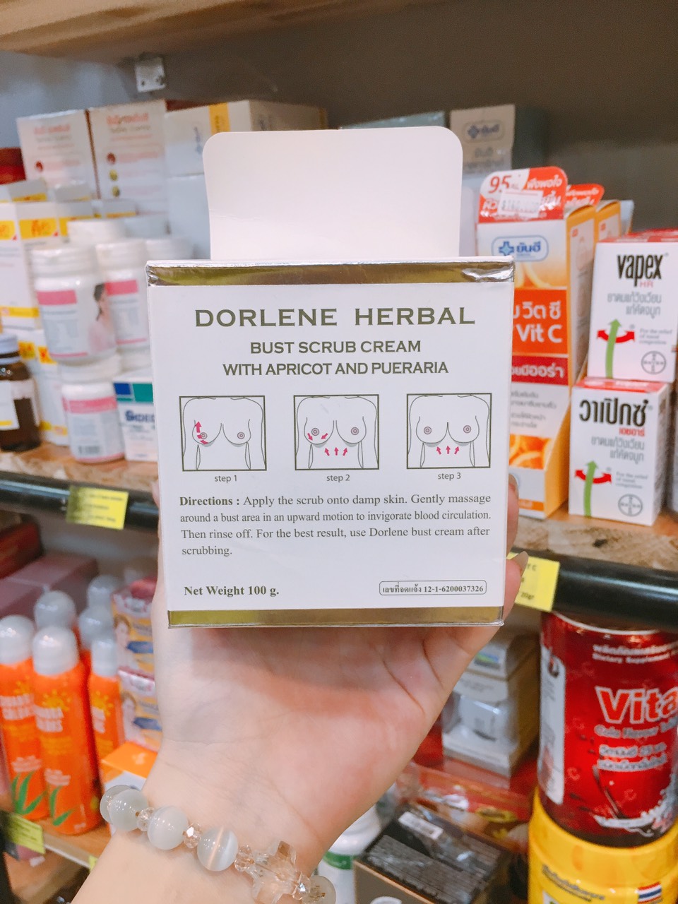 [HCM]Kem nở ngực Dorlene Herbal Thái Lan