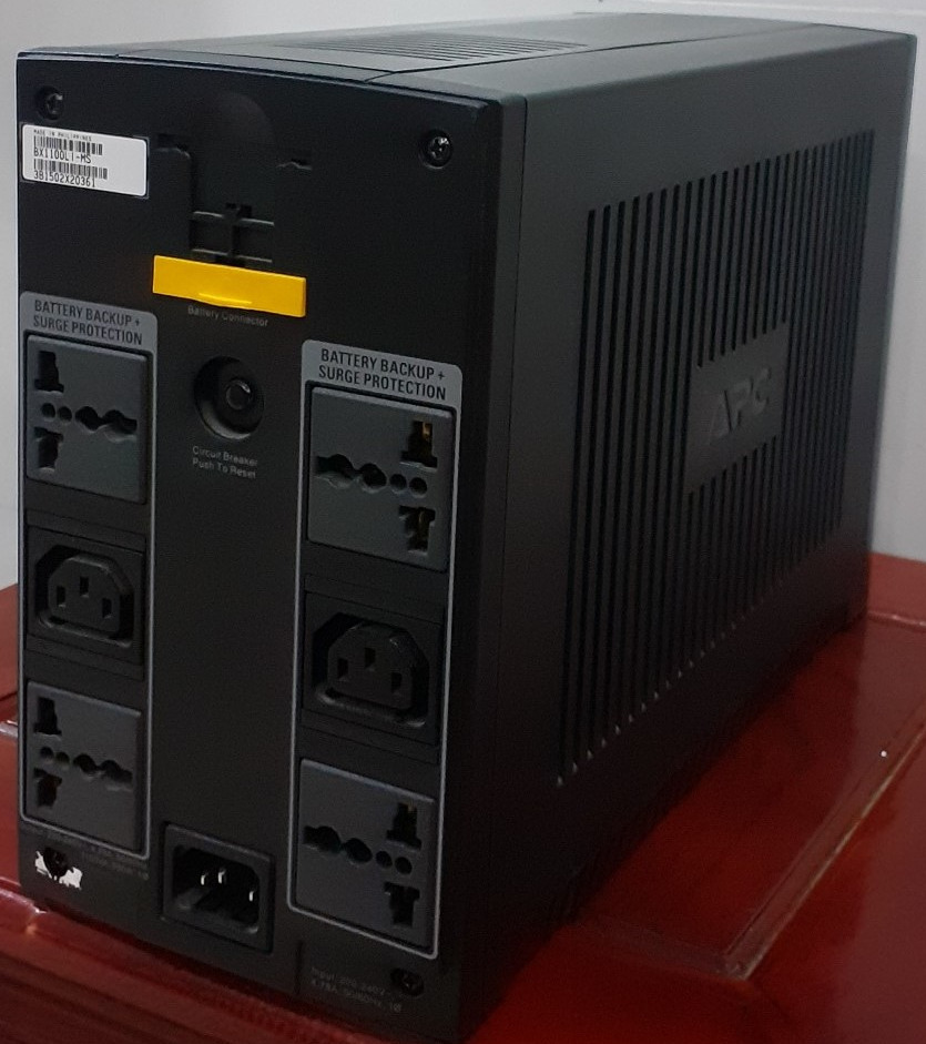 [HCM]BX1100LI-MS - Bộ lưu điện APC Back UPS 1100VA/550W (có ắc quy - BH: 12 tháng)