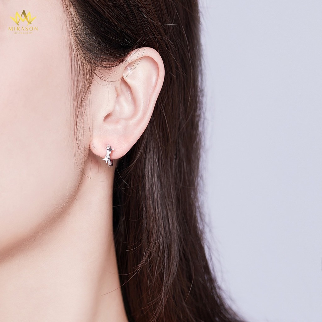 Bông Tai Bạc Nữ 925 Cao Cấp - MBT001