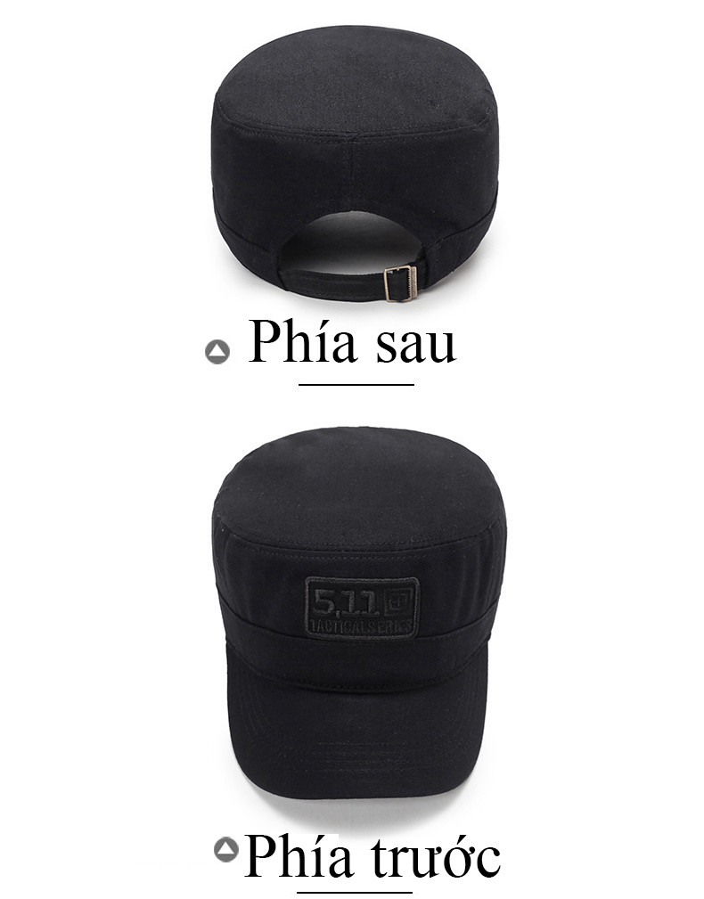 [HCM]Nón đầu bằng logo thêu 511 kiểu dáng hàn quốc