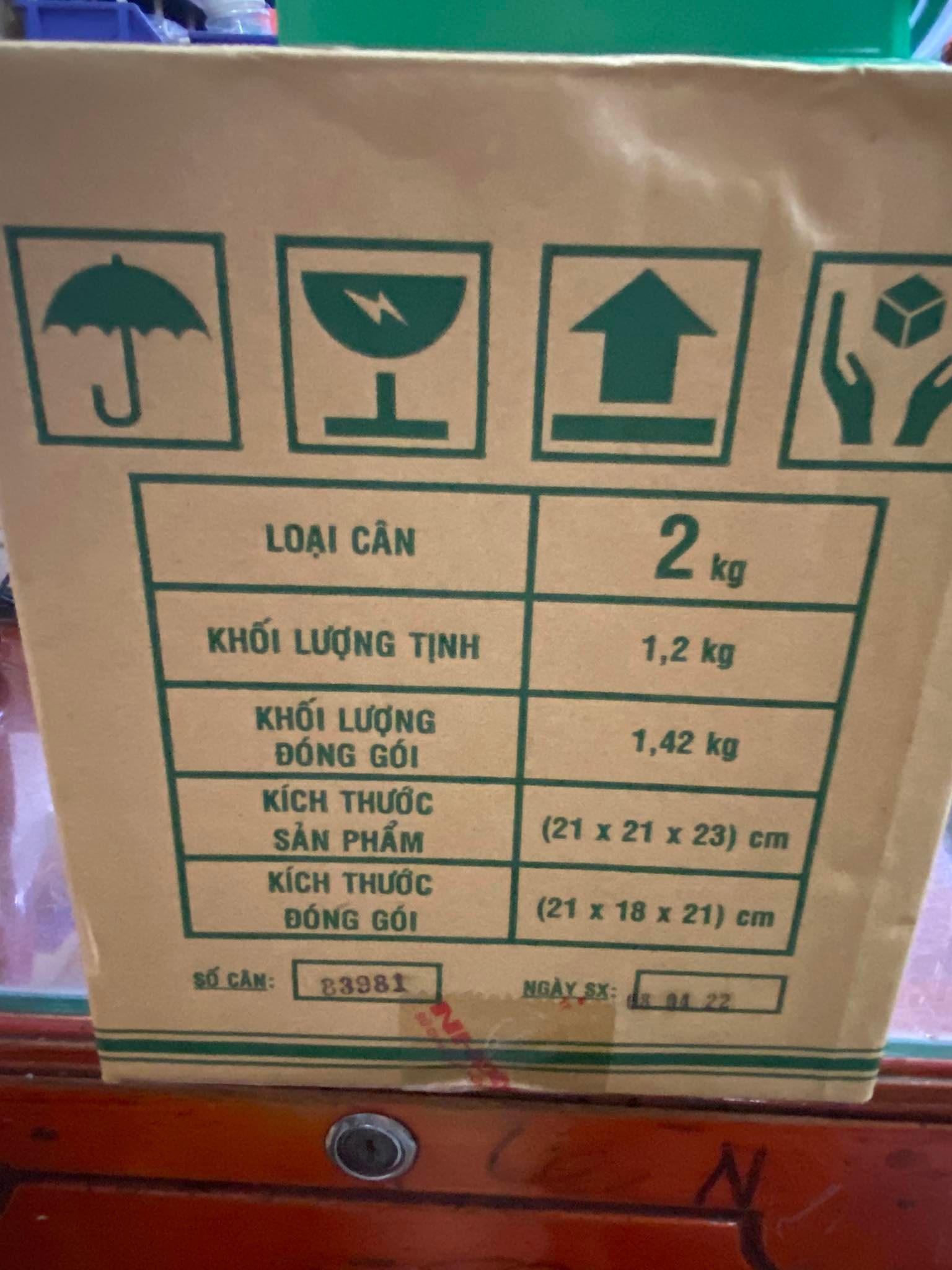 cân đồng hồ nhơn hòa 2kg