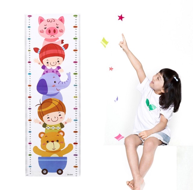 Thước đo chiều cao cho bé (dán tường)