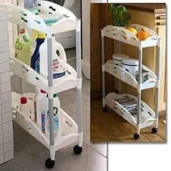 kệ 3 tầng có bánh xe