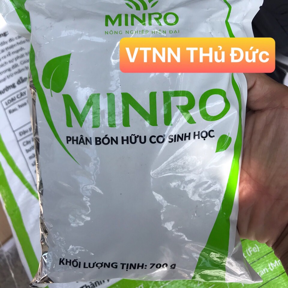 Phân hữu cơ sinh học Minro 700gam