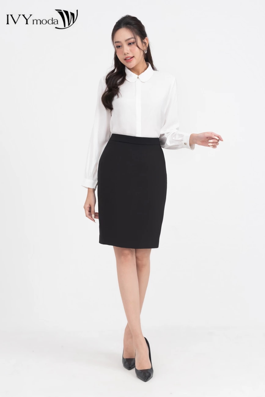 Chân Váy Bút Chì 2 Lớp IVY moda MS 31P0150