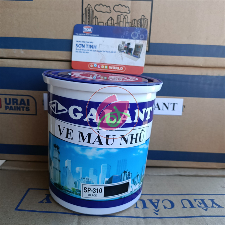 Ve màu đen Galant 800ml