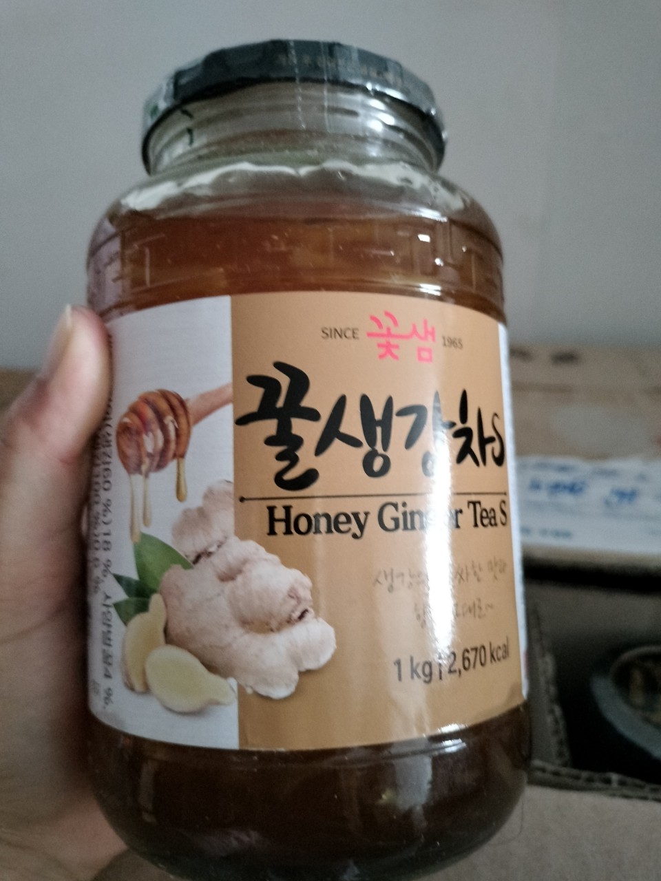 Gừng mật ong Hàn Quốc hủ 1kg