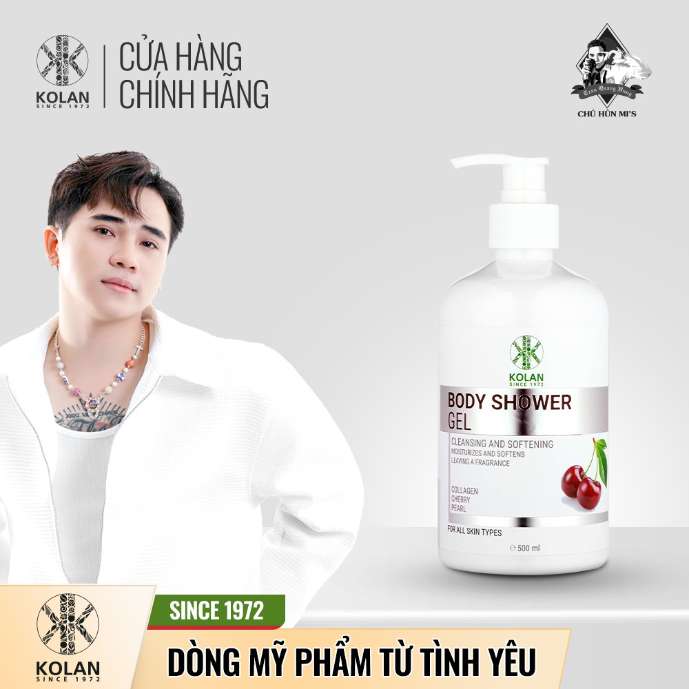 Sữa tắm KOLAN Body Shower Cream Cherry 500ml
