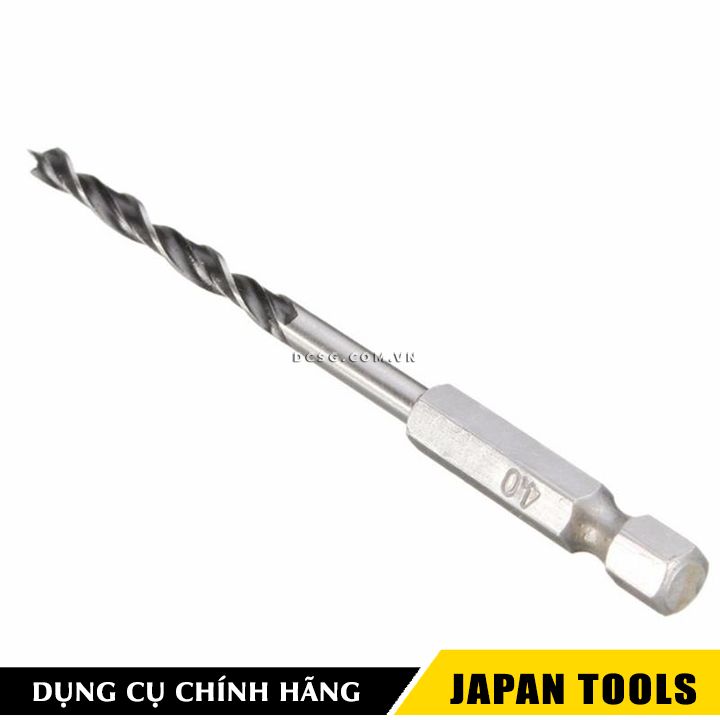 Mũi khoan gỗ 12x151mm chân lục giác makita d-31304 | japan tools
