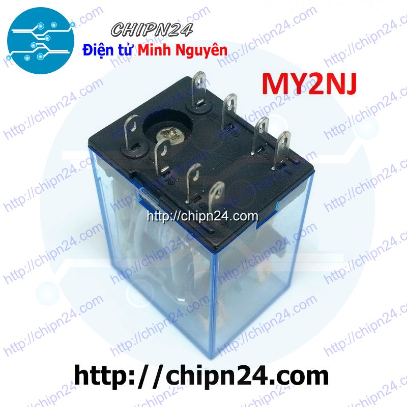 [1 con] (F85.T) Relay Kiếng MY2NJ 8 chân 5A 220VAC (MY2N MY2N-J HH52P)