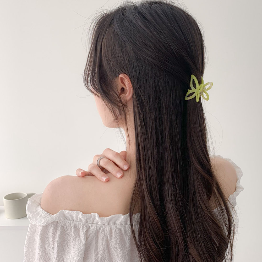 Kẹp tóc nhỏ nhắn dễ thương sang trọng Modleaf Spring butterfly pin Hàn Quốc