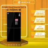 SJ-FX420VG-BK - Tủ lạnh Sharp Inverter SJ-FX420VG-BK 362 lít - GIAO TOÀN QUỐC - FREESHIP HCM
