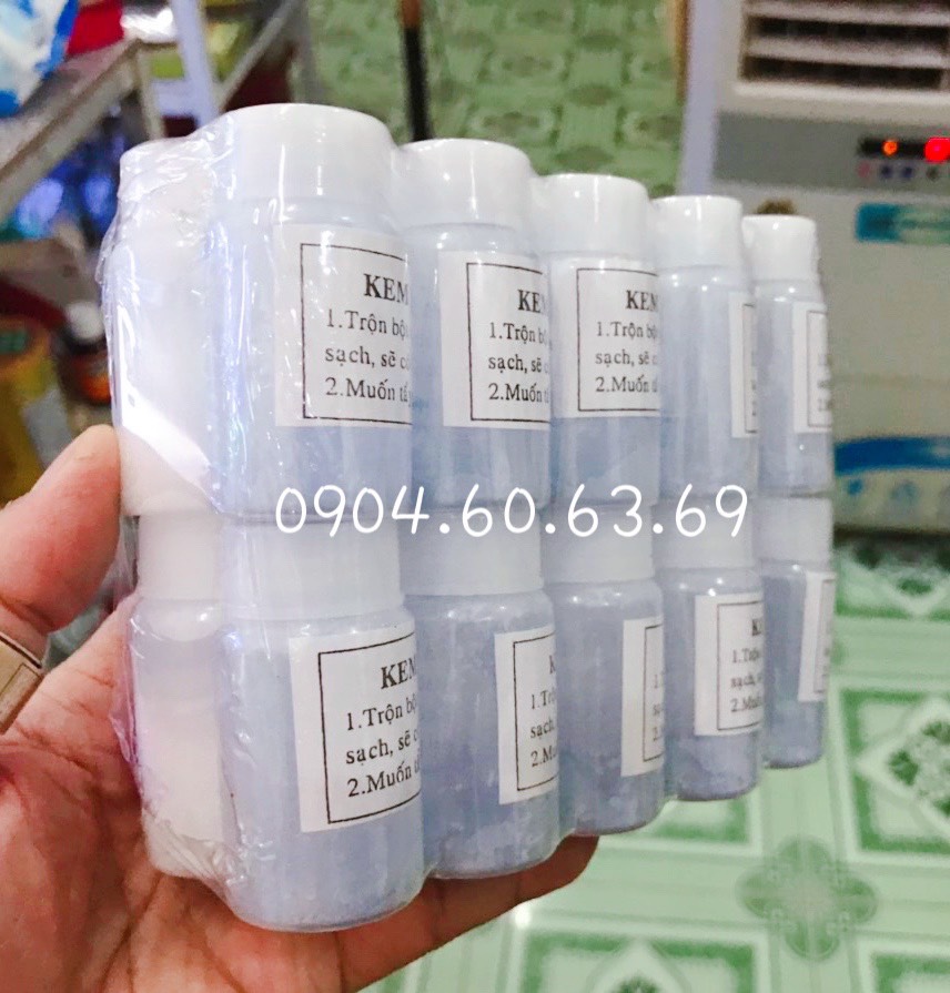 Lố 10 cặp bột kem tẩy trắng da cấp tốc