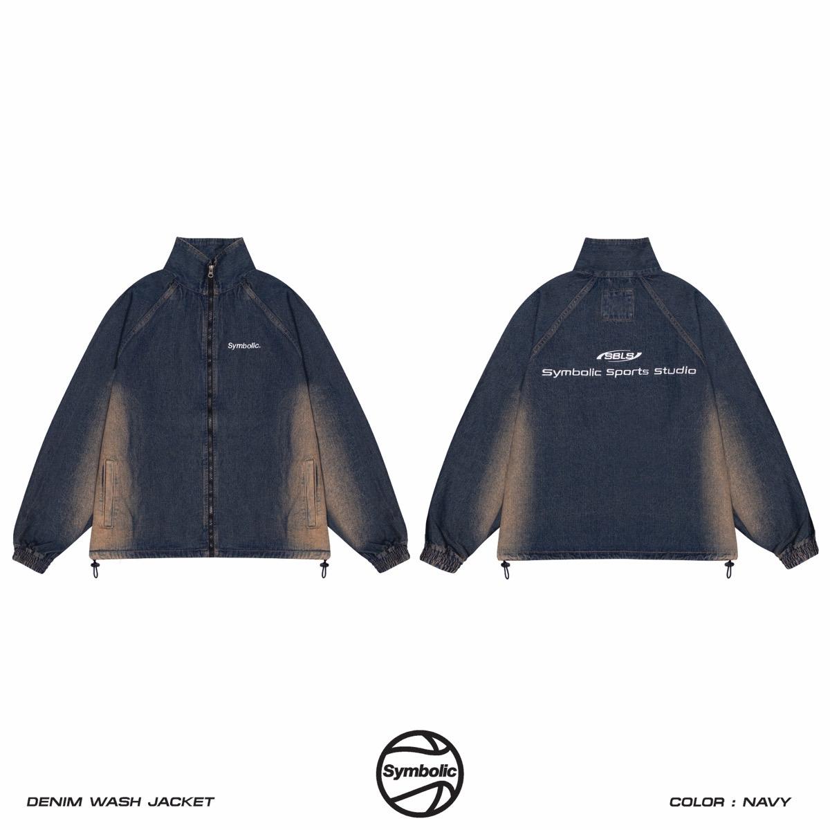 Áo Khoác Denim Wash Jacket Symbolic