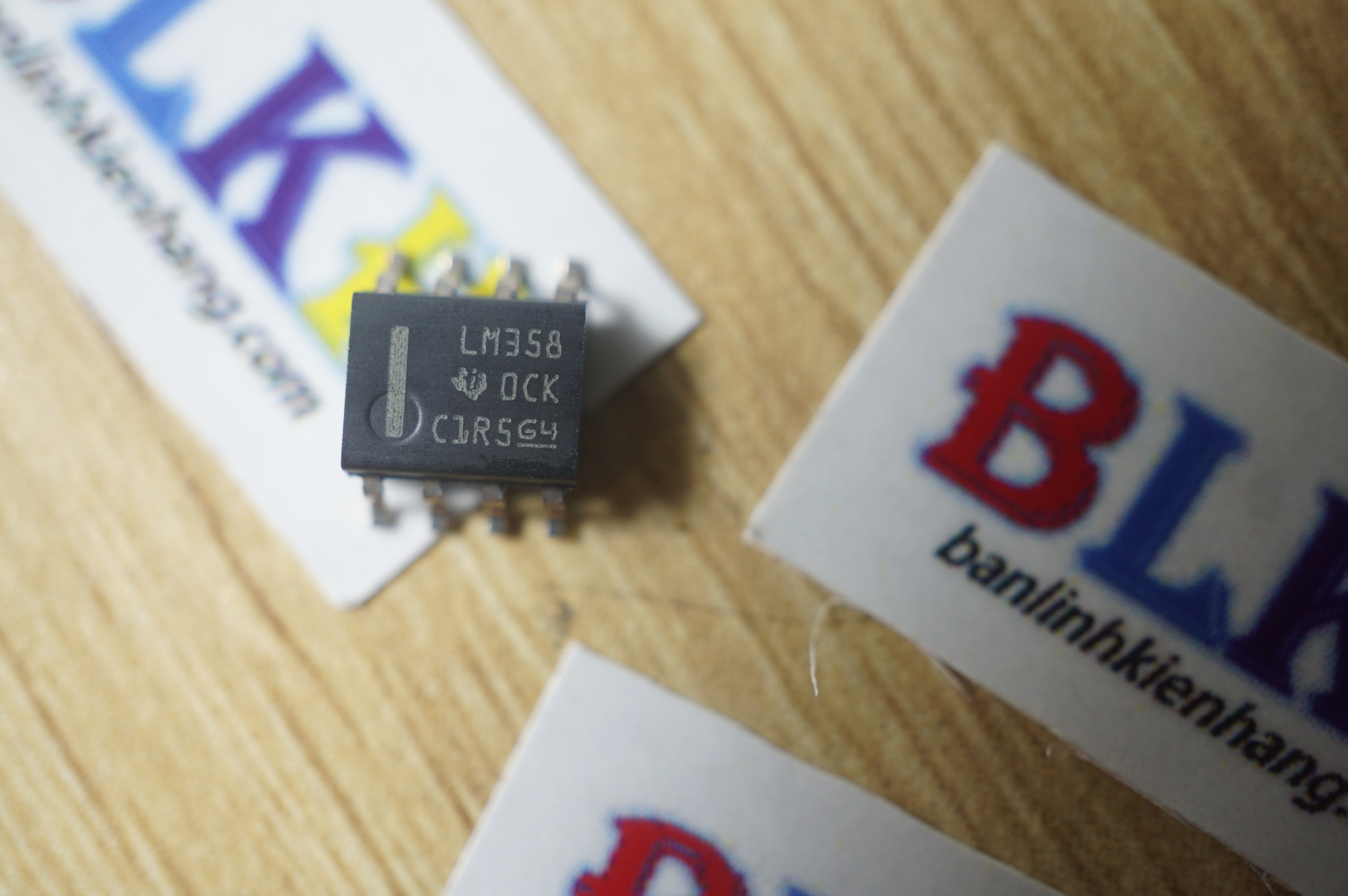 4 ic opam lm358 lm358dr 358 sop-8 chính hãng ti