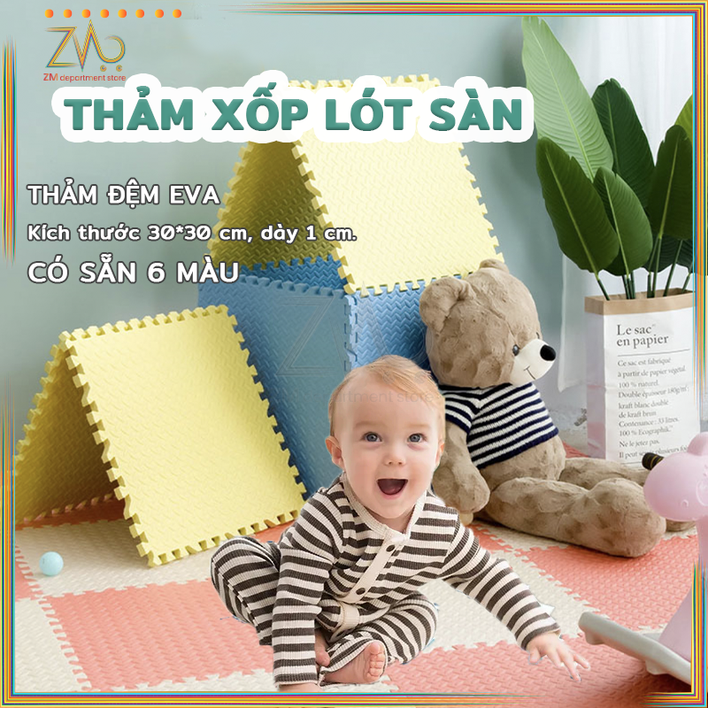 Xả Kho Thảm Xốp Lót Sàn Vân Gỗ 30x30 Cao Cấp Full Màu Sắc để Bạn Lựa Chọn Mixasale 1090