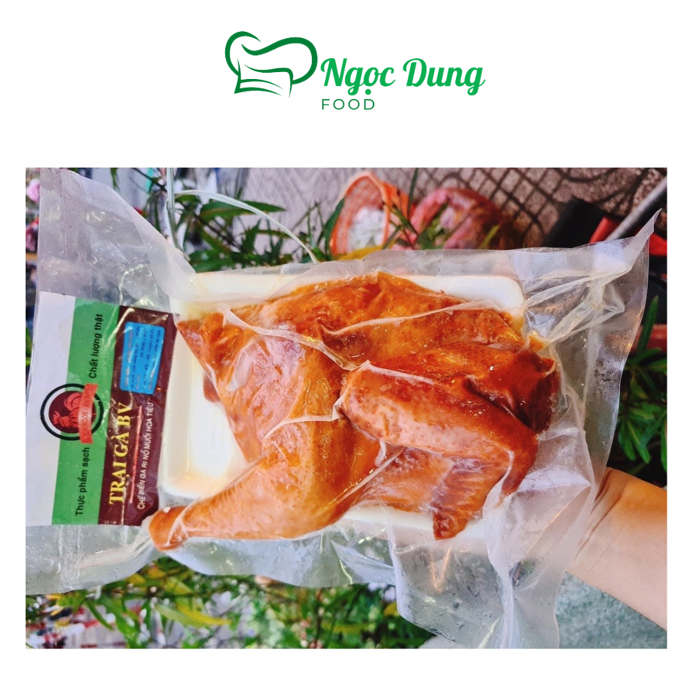 Gà ủ muối xông khói vỉ nữa con