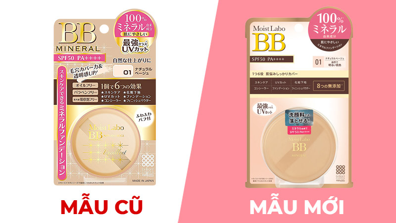 Phấn Phủ MEISHOKU Moist-Labo BB