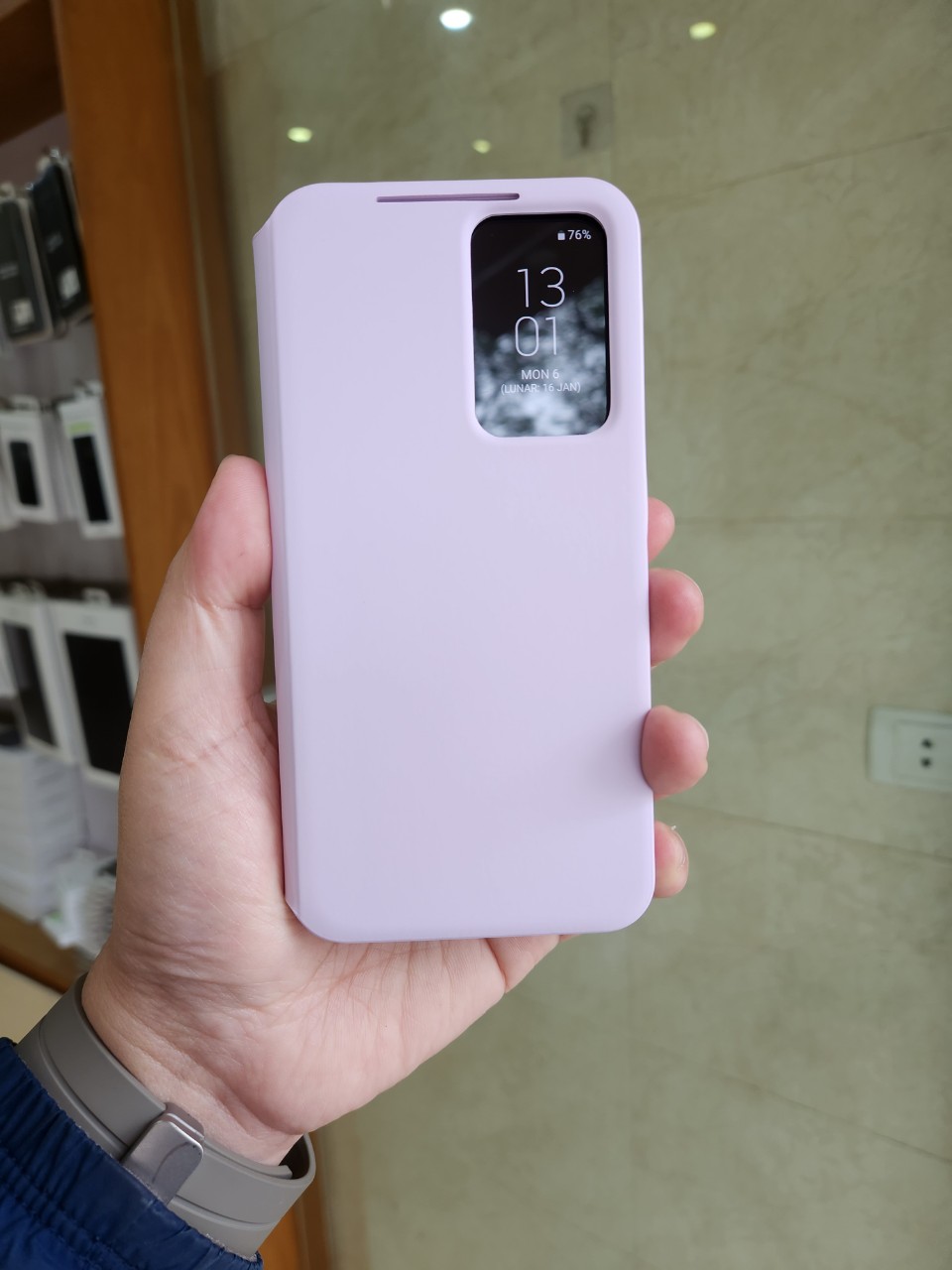 Bao da Galaxy S23 Samsung Smart View Chính hãng