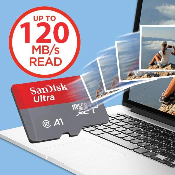 Thẻ nhớ Sandisk Micro SDXC Ultra 256GB (120MB/s)
