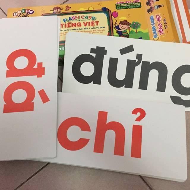 Thẻ Flash Card Tiếng Việt - Từ Đơn 1