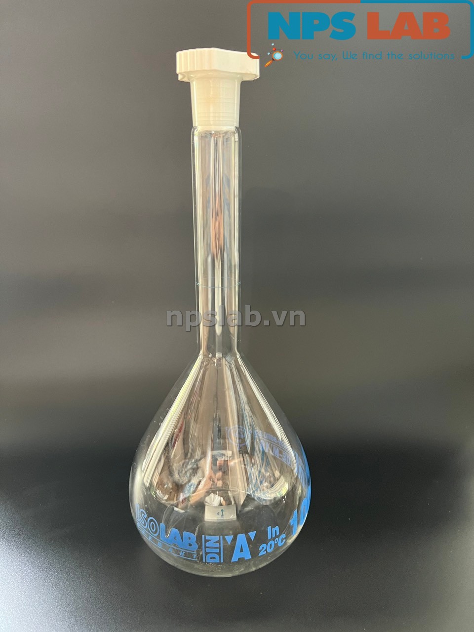 Bình định mức thủy tinh Isolab