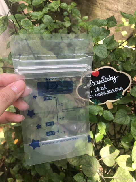 Túi Trữ Sữa 100Ml Dolphin
