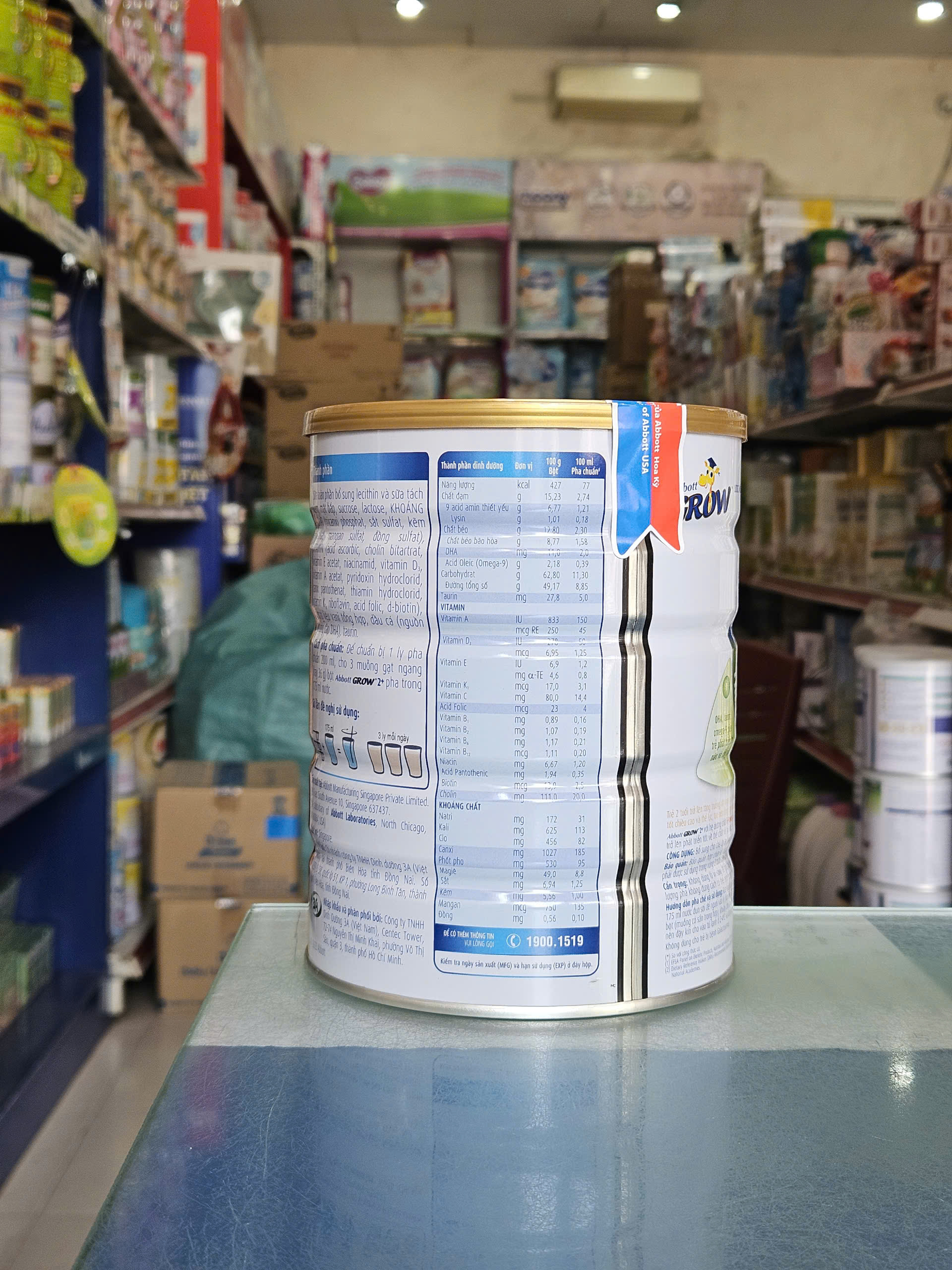 Sữa bột Abbott Grow 2+ thay thế Abbott Grow 4 900g [Date 2027]