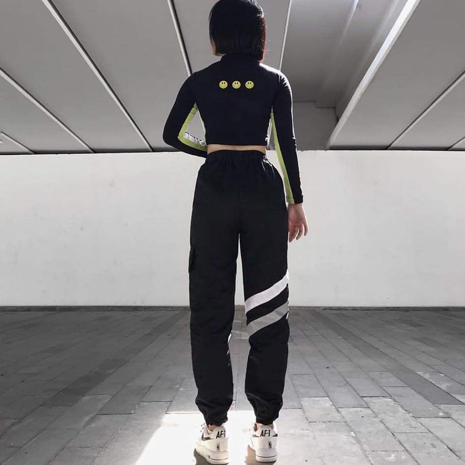 [HCM]Quần jogger 2 sọc phản quang UNISEX cao cấp