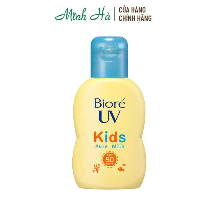 Sữa chống nắng dịu nhẹ cho trẻ em Biore UV Kids Pure Milk SPF50 PA+++ 70ml