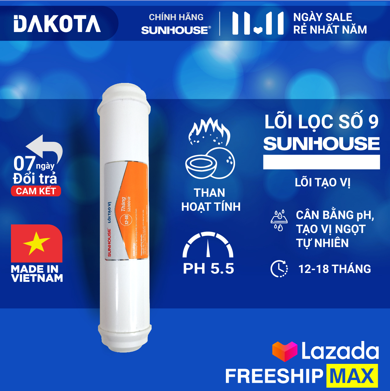 COMBO LÕI 5 -10 SUNHOUSE