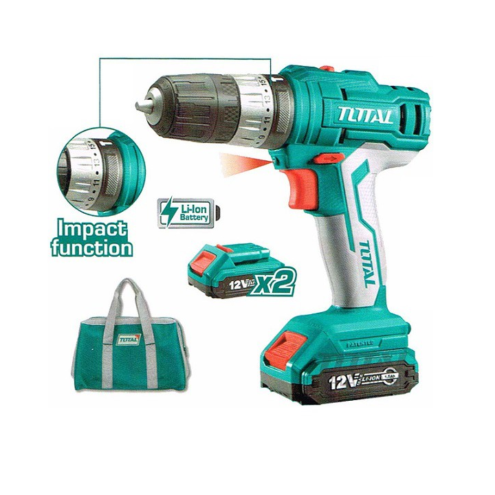 Máy khoan búa dùng pin Lithium 12V TIDLI1222