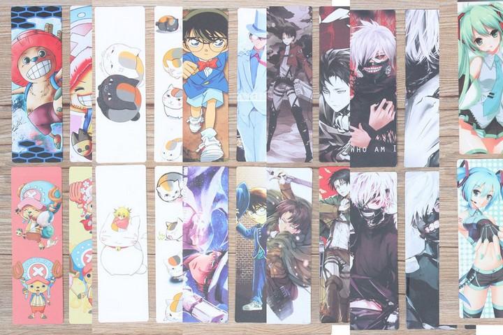 Bookmark Sát phá lang đánh dấu sách 36 tấm anime chibi