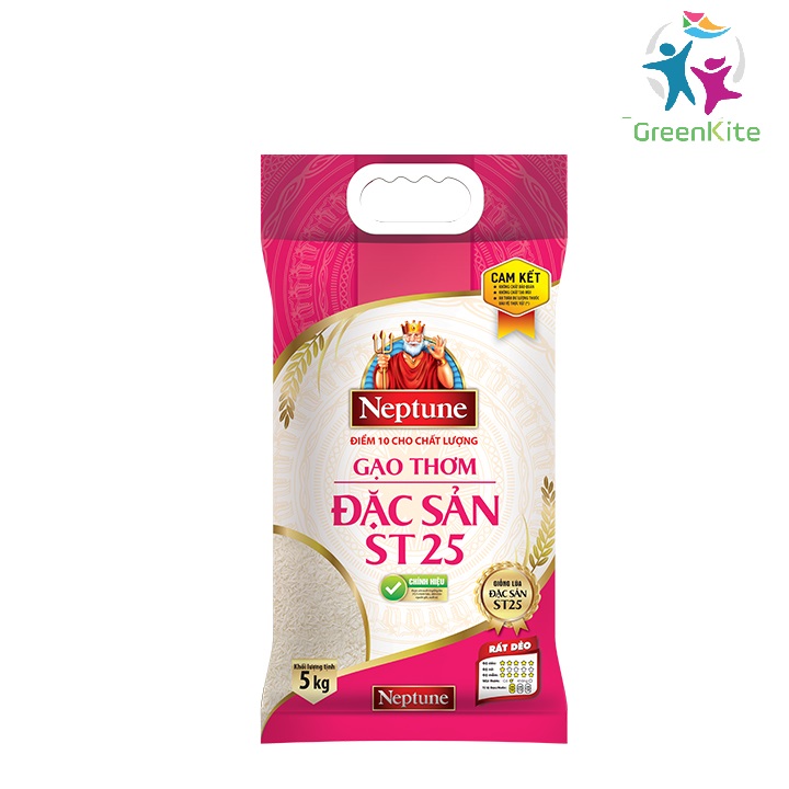 [HCM][5KG] Gạo Thơm Đặc Sản Neptune ST25