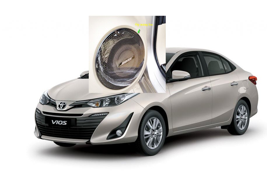 Ốp màng loa cánh cửa Vios 2019-2022