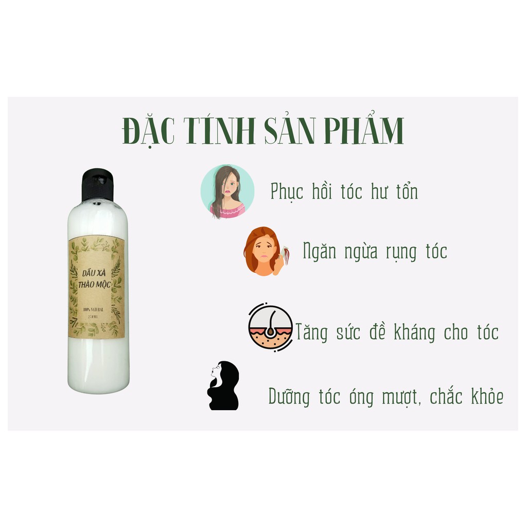 dầu xả thảo mộc Rị Mọ