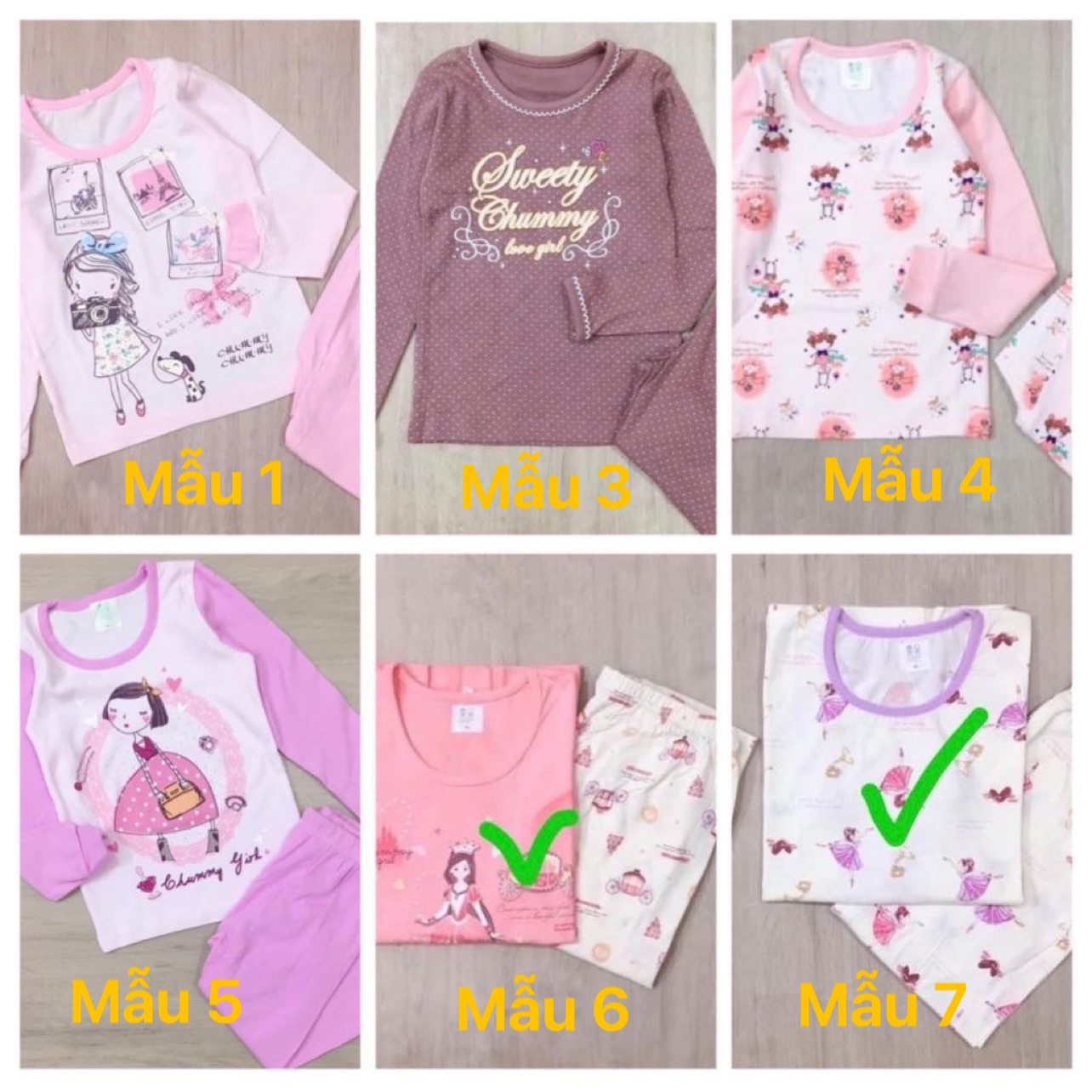 Bộ Moonya & Chummy xuất Hàn cho bé gái