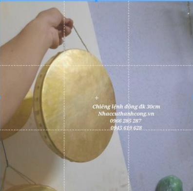 Thanh la đồng vàng đk 30, Lệnh đồng vàng 30cm