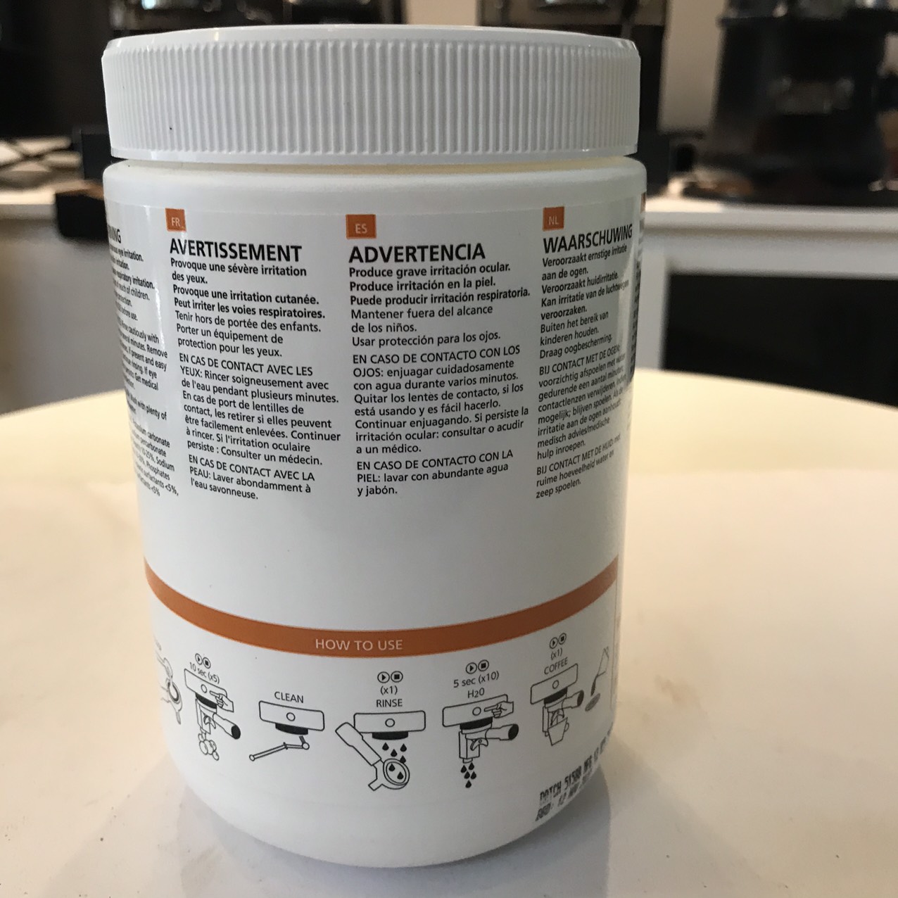 Cleaning powder – Bột vệ sinh máy pha cafe espresso 900g