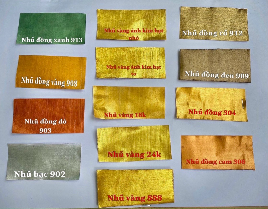 Nhũ Vàng Ánh Kim 24K Okay