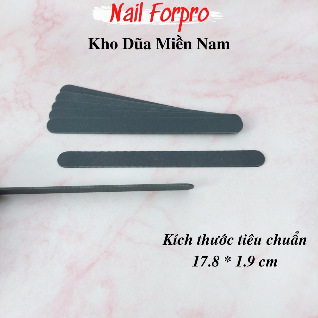 Lốc 10 Dũa Móng Tay Đen Nhám Nhật