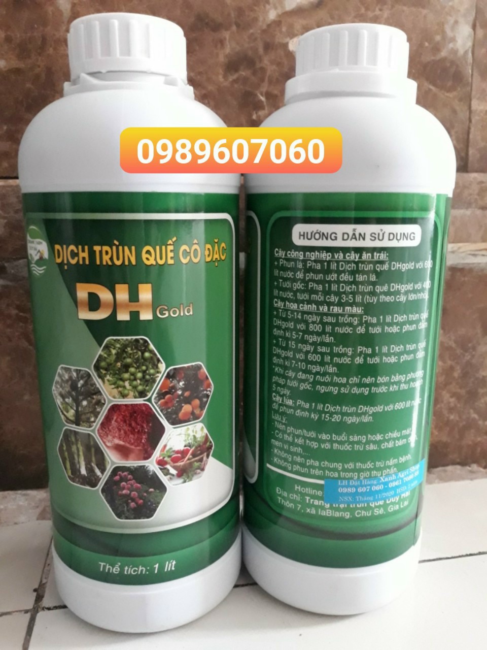 [HCM]Combo 5 lít x Phân bón dịch trùn quế mát cây dày lá 1000ml