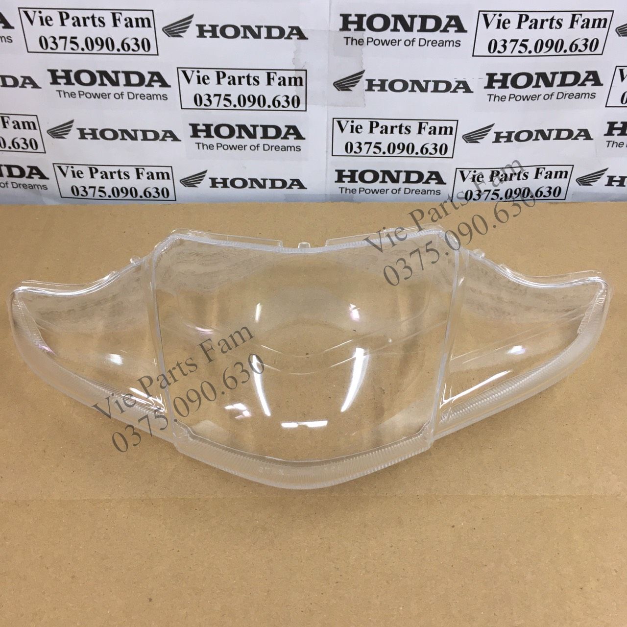Mica/ mặt kính đèn pha Wave S110, RSX 110, RS 110 đời xe 2009-2010-2011 (Hàng tốt)