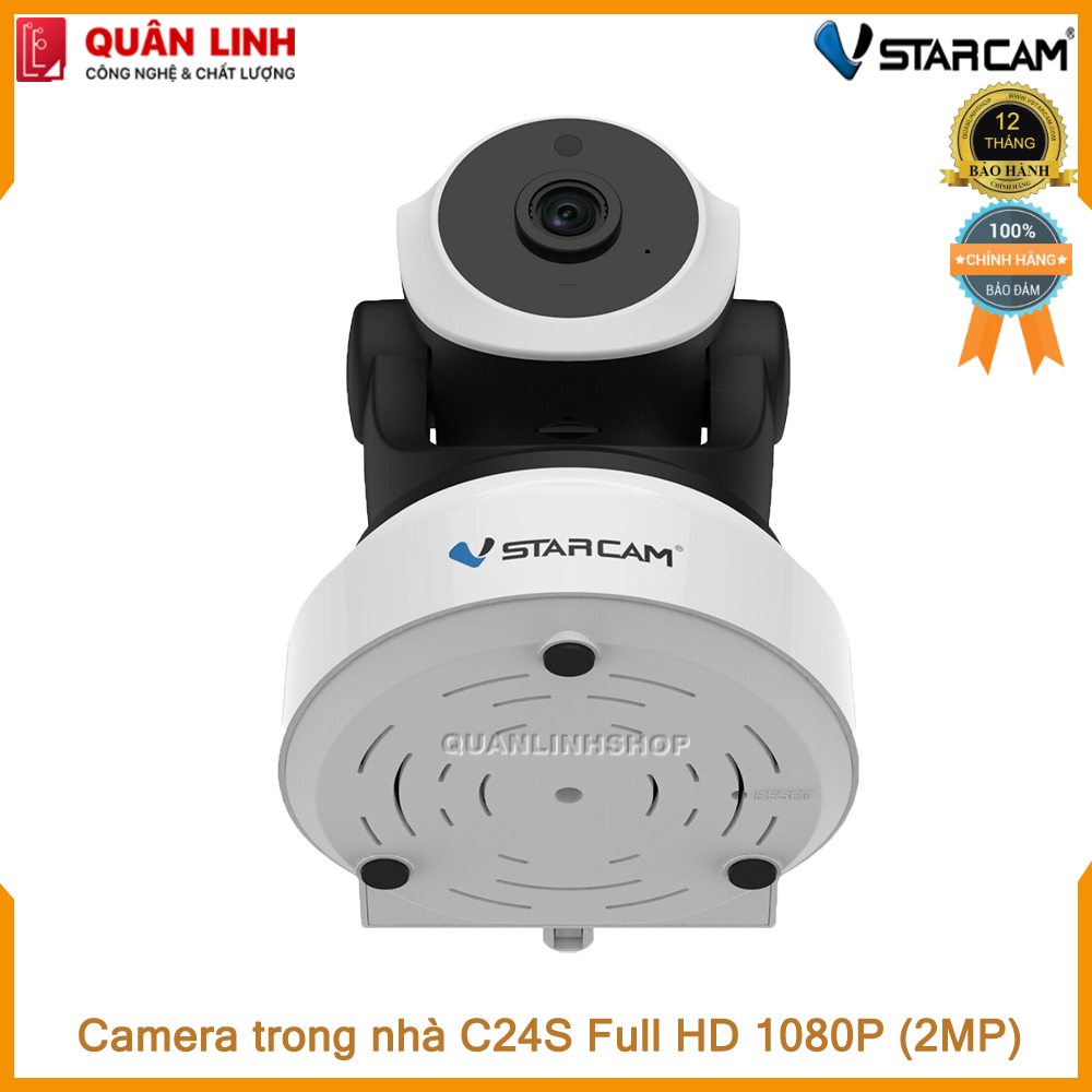 Camera wifi IP Vstarcam C24s Full HD 1080P kèm thẻ nhớ 32G-128GB