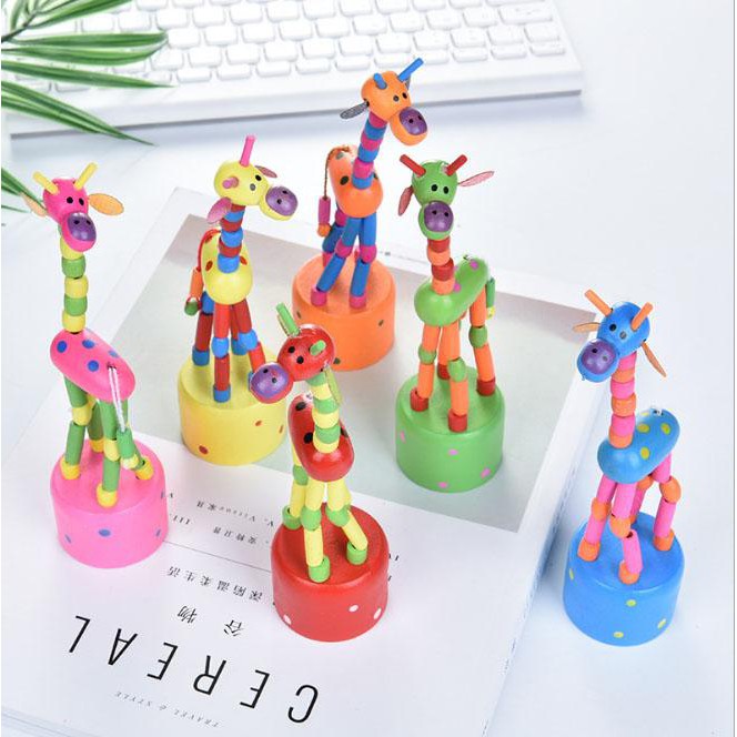 Đồ Chơi Hươu Cao Cổ Đu Quay Gật Gù Đáng Yêu - Babi One