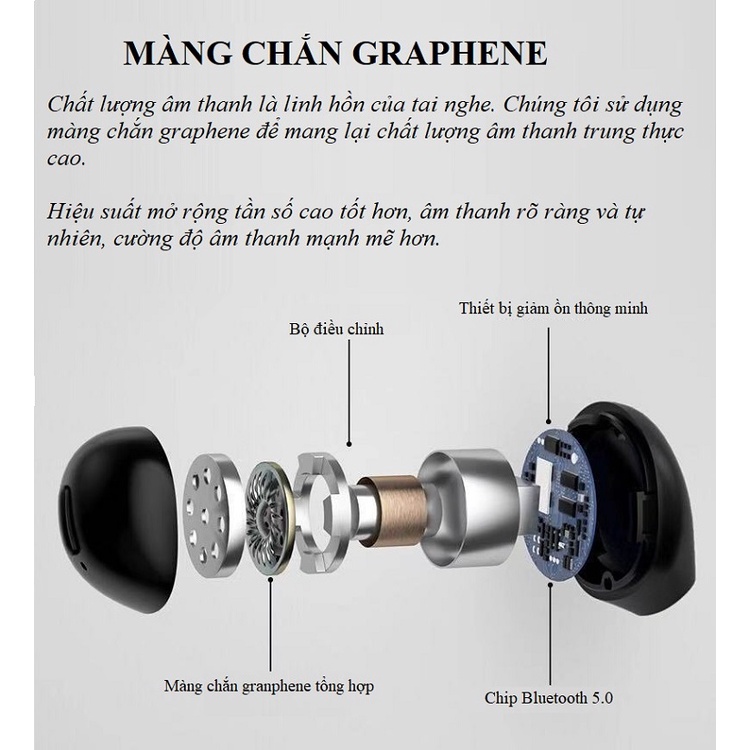Tai Nghe Bluetooth 5.0  X.26 - Phong Cách Trẻ Trung